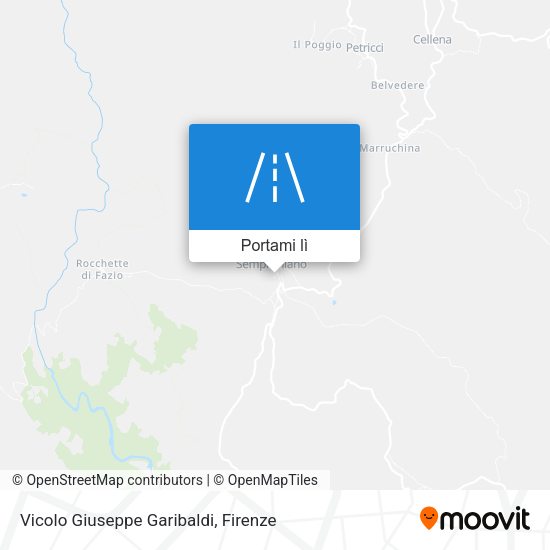 Mappa Vicolo Giuseppe Garibaldi