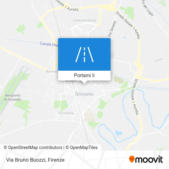 Mappa Via Bruno Buozzi