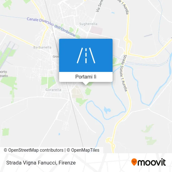 Mappa Strada Vigna Fanucci