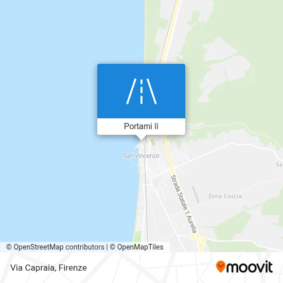 Mappa Via Capraia