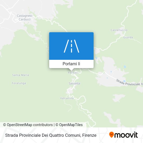 Mappa Strada Provinciale Dei Quattro Comuni