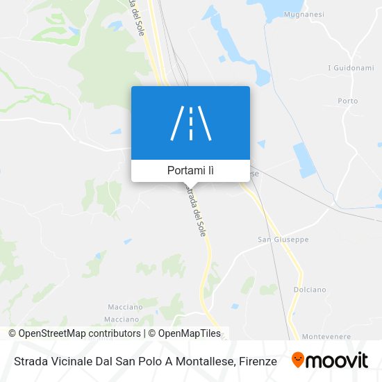 Mappa Strada Vicinale Dal San Polo A Montallese