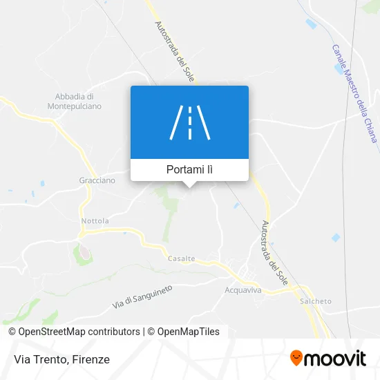 Mappa Via Trento