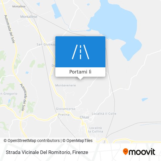 Mappa Strada Vicinale Del Romitorio