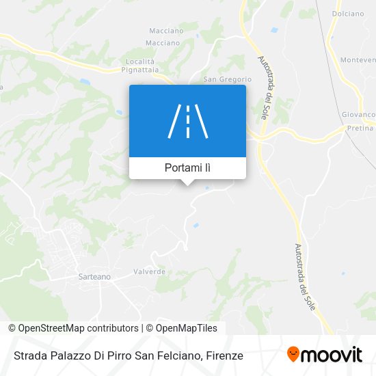 Mappa Strada Palazzo Di Pirro San Felciano