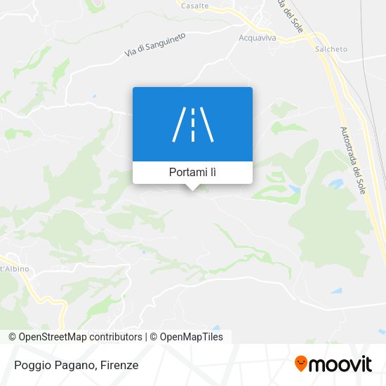 Mappa Poggio Pagano