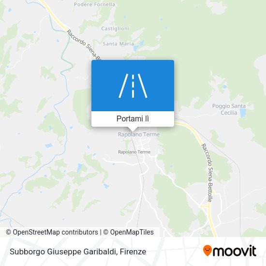 Mappa Subborgo Giuseppe Garibaldi
