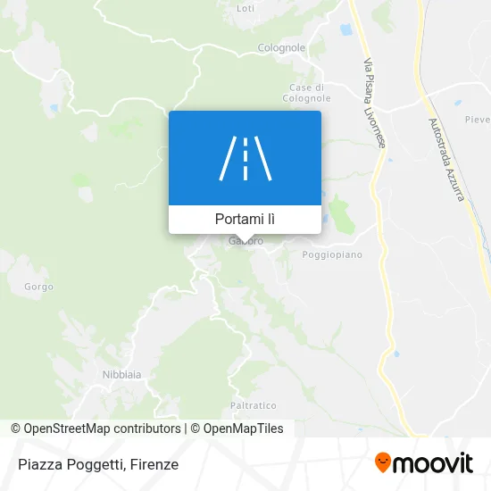 Mappa Piazza Poggetti