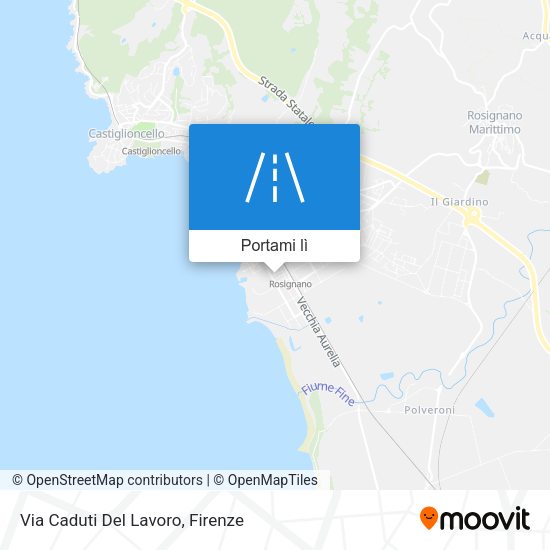Mappa Via Caduti Del Lavoro