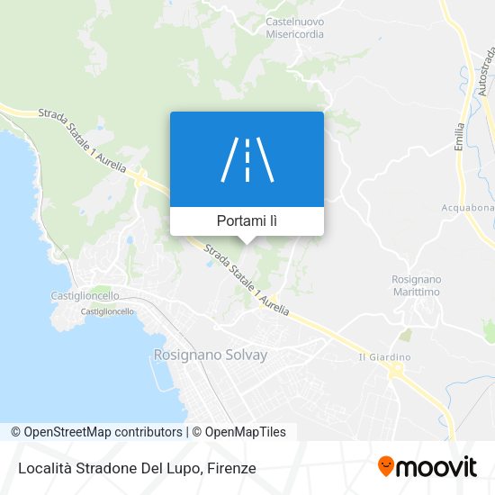 Mappa Località Stradone Del Lupo