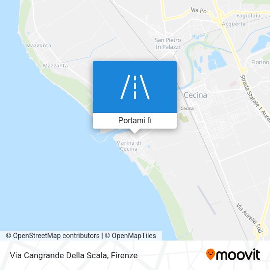 Mappa Via Cangrande Della Scala