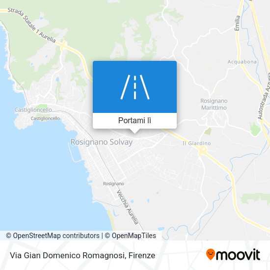 Mappa Via Gian Domenico Romagnosi