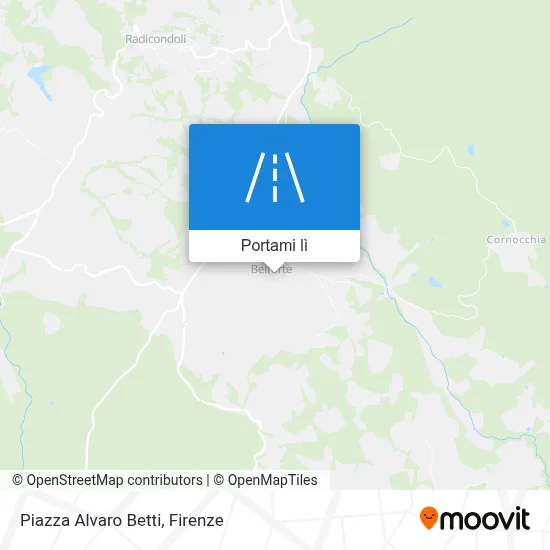 Mappa Piazza Alvaro Betti