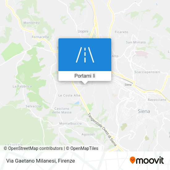 Mappa Via Gaetano Milanesi