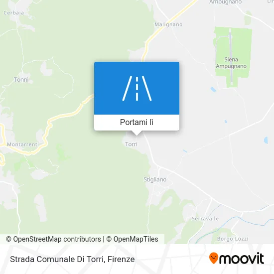 Mappa Strada Comunale Di Torri