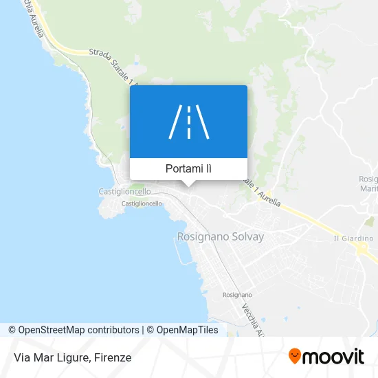 Mappa Via Mar Ligure