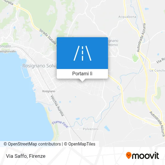 Mappa Via Saffo