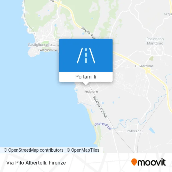 Mappa Via Pilo Albertelli