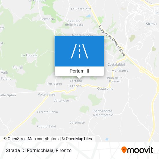 Mappa Strada Di Fornicchiaia