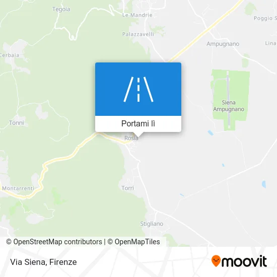 Mappa Via Siena