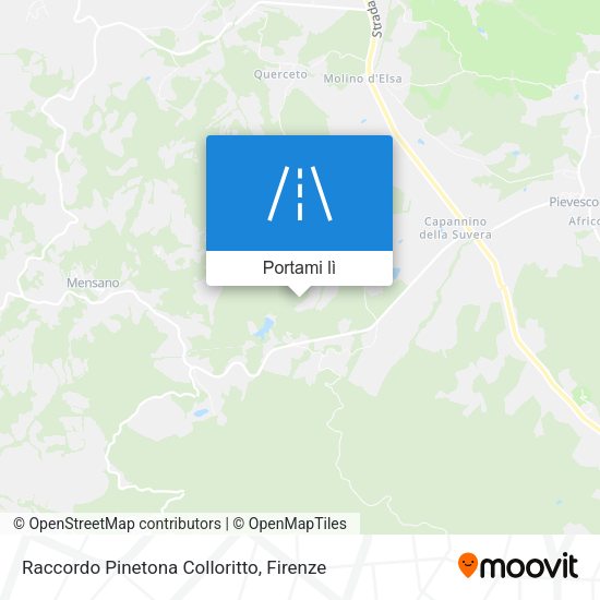 Mappa Raccordo Pinetona Colloritto
