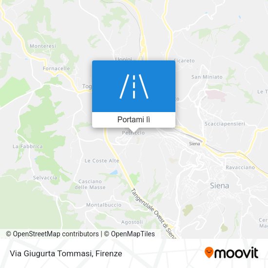 Mappa Via Giugurta Tommasi