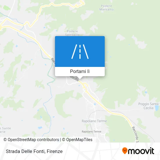 Mappa Strada Delle Fonti