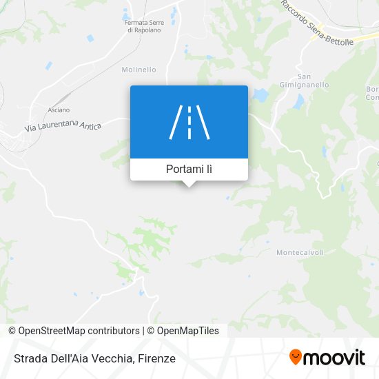 Mappa Strada Dell'Aia Vecchia
