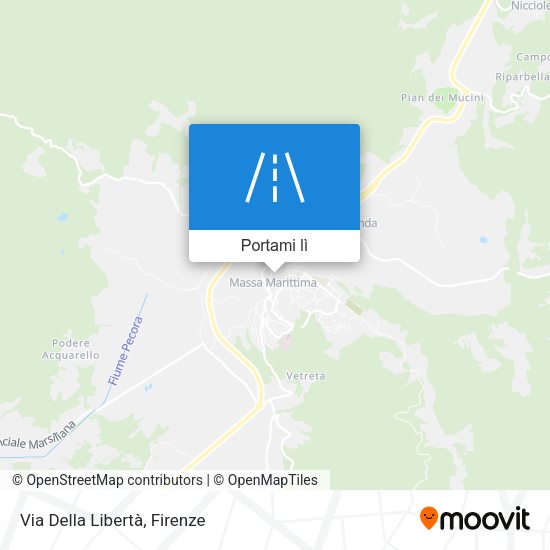 Mappa Via Della Libertà
