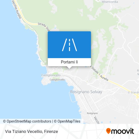 Mappa Via Tiziano Vecellio