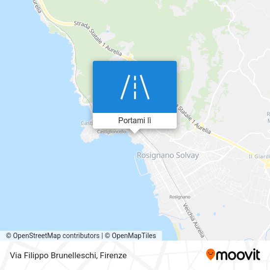 Mappa Via Filippo Brunelleschi