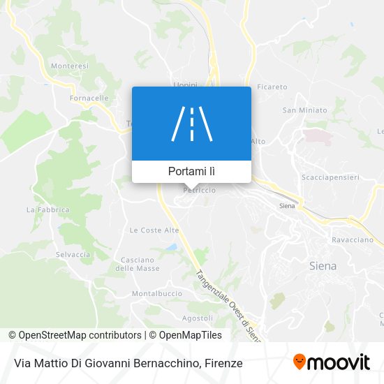 Mappa Via Mattio Di Giovanni Bernacchino