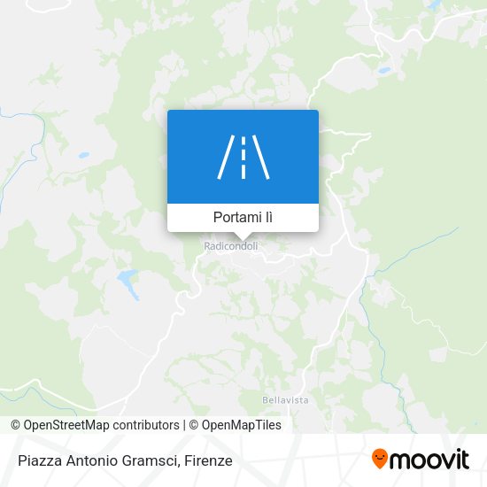 Mappa Piazza Antonio Gramsci