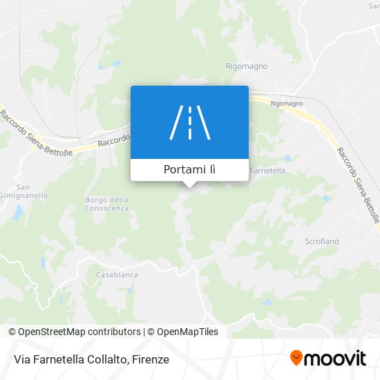 Mappa Via Farnetella Collalto