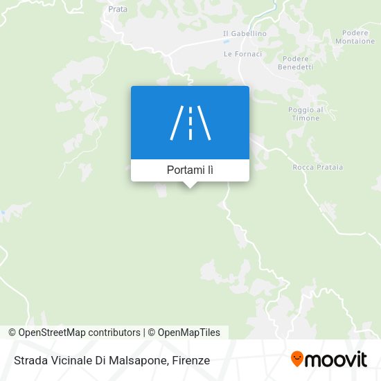 Mappa Strada Vicinale Di Malsapone