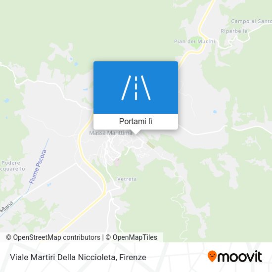 Mappa Viale Martiri Della Niccioleta