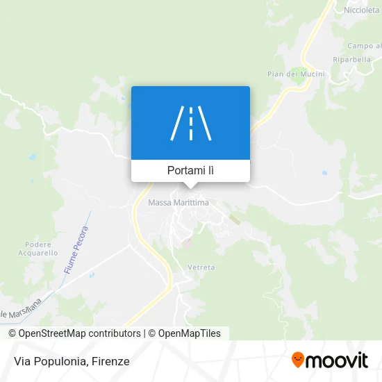 Mappa Via Populonia