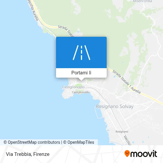 Mappa Via Trebbia