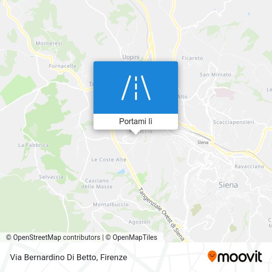 Mappa Via Bernardino Di Betto