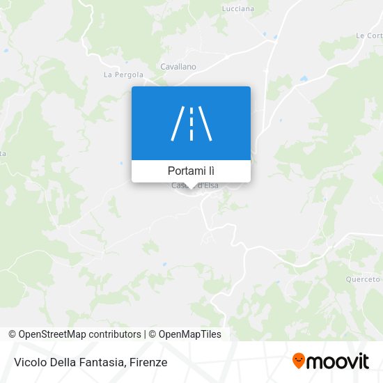 Mappa Vicolo Della Fantasia