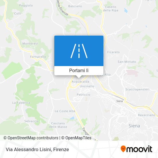 Mappa Via Alessandro Lisini