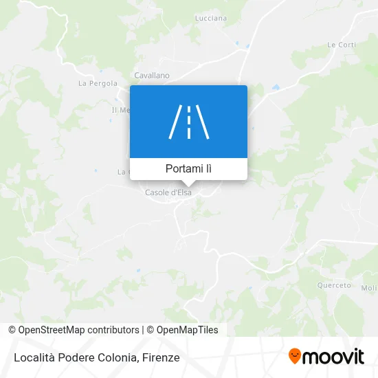 Mappa Località Podere Colonia