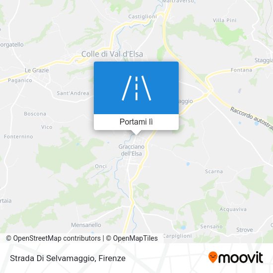 Mappa Strada Di Selvamaggio