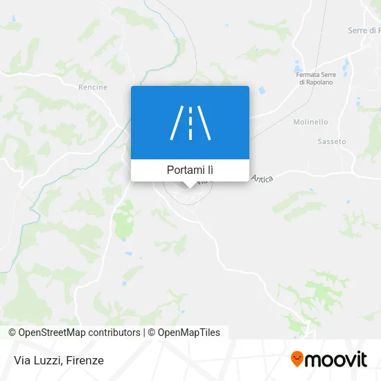Mappa Via Luzzi