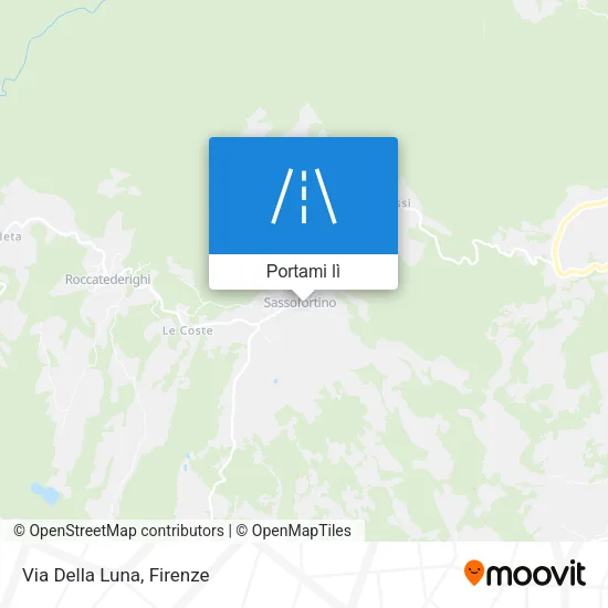 Mappa Via Della Luna