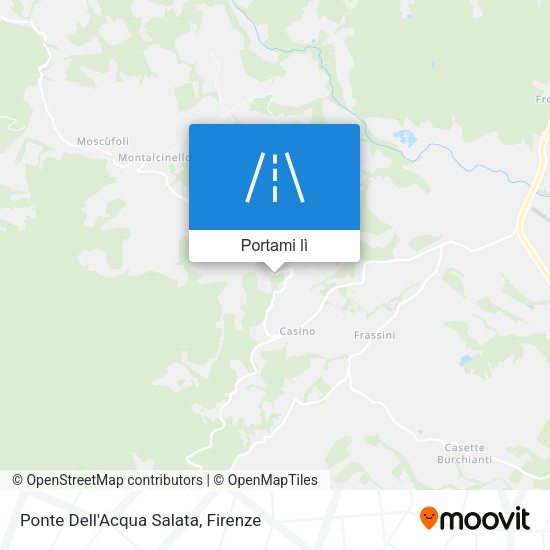 Mappa Ponte Dell'Acqua Salata