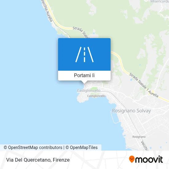 Mappa Via Del Quercetano