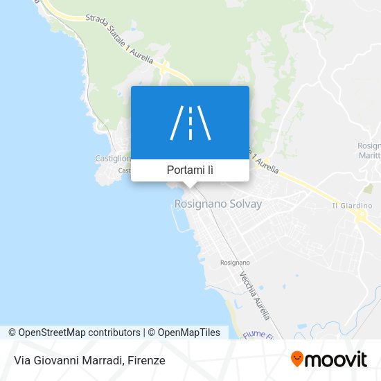 Mappa Via Giovanni Marradi