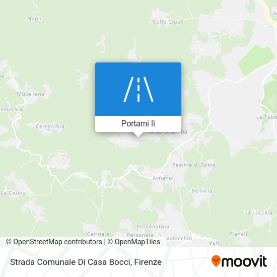 Mappa Strada Comunale Di Casa Bocci