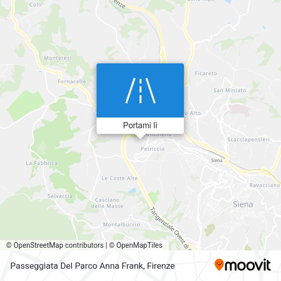 Mappa Passeggiata Del Parco Anna Frank